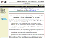 Desktop Screenshot of cski.cz